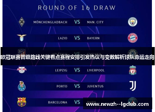 欧冠联赛晋级路线关键看点赛程安排引发热议与变数解析球队命运走向